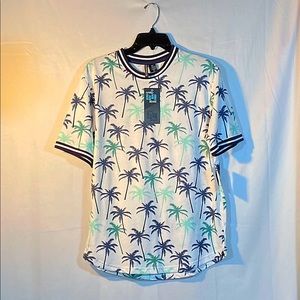 Men’s Hard Edge Printed Palm Shirt